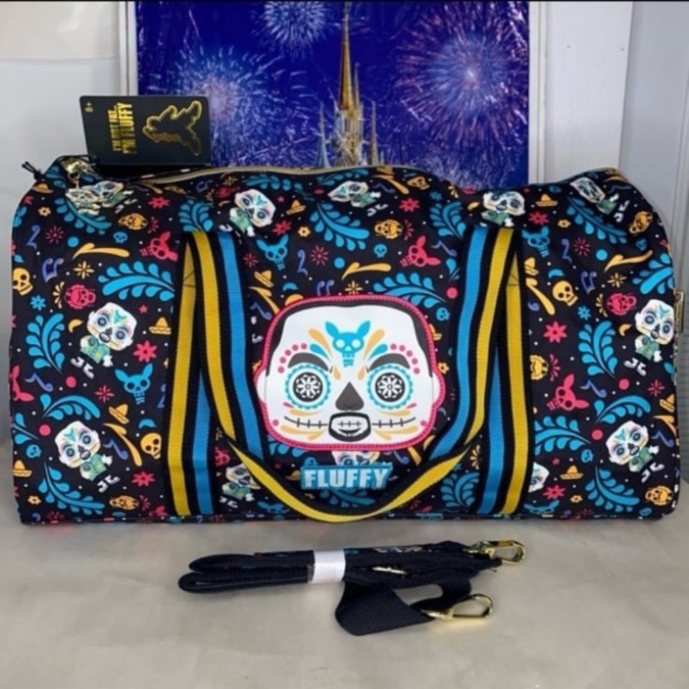 Funko pop Loungefly Gabriel Iglesias Fluffy sugar skull day of the dead duffel